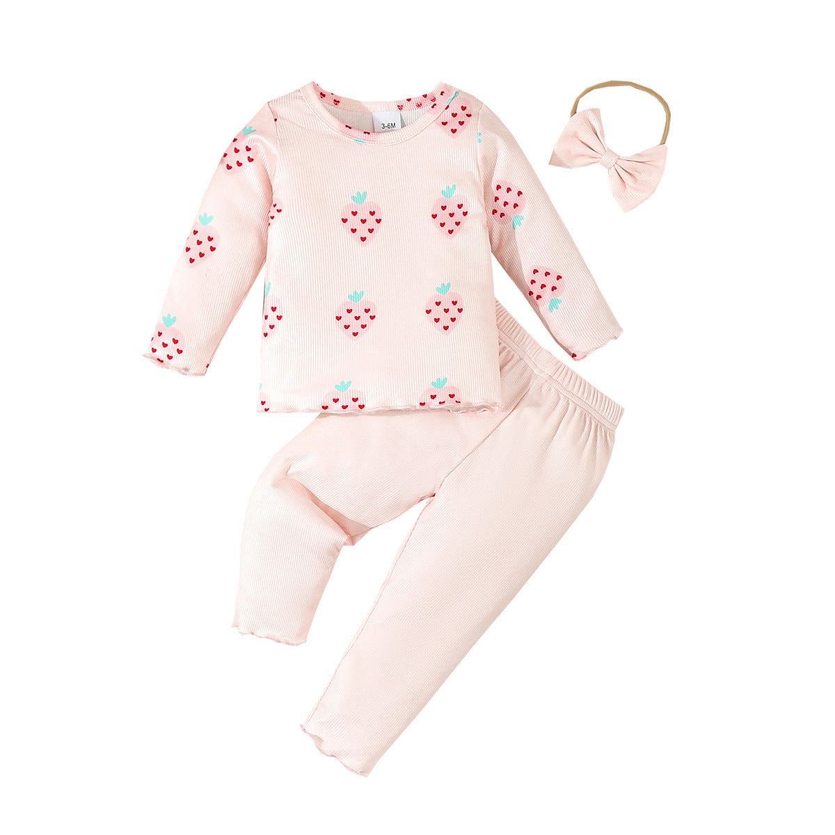 Infant Printing 3-piece Set Suit - QuickTrendz