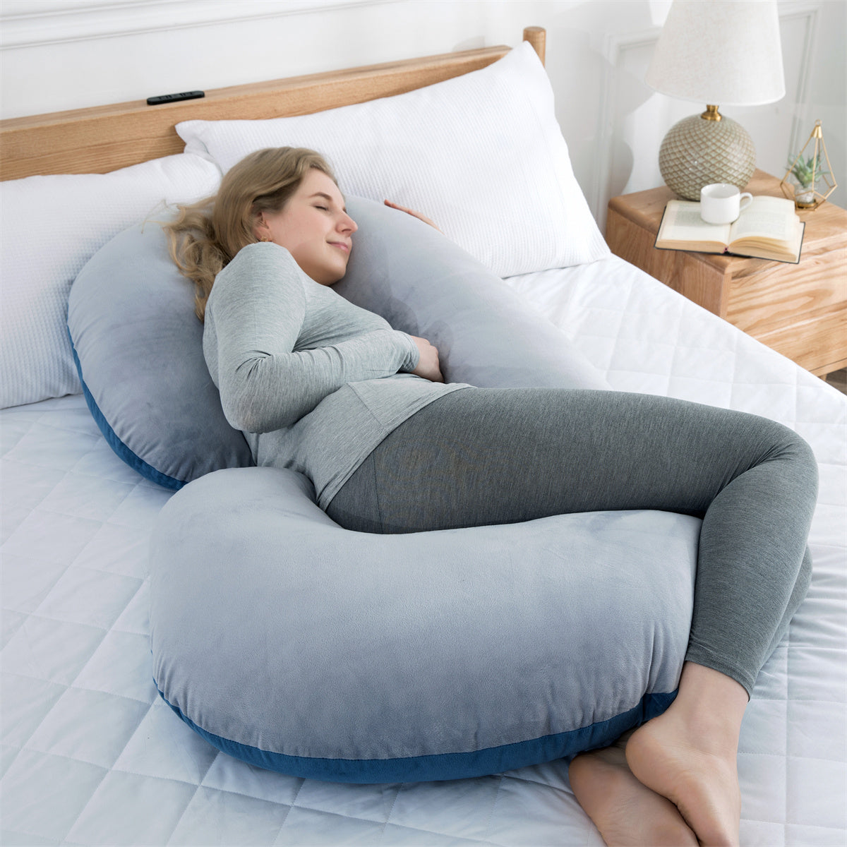 Multi Functional Folding Maternity C Shaped Full Body Sleeping Pillow Pregnancy Body - QuickTrendz