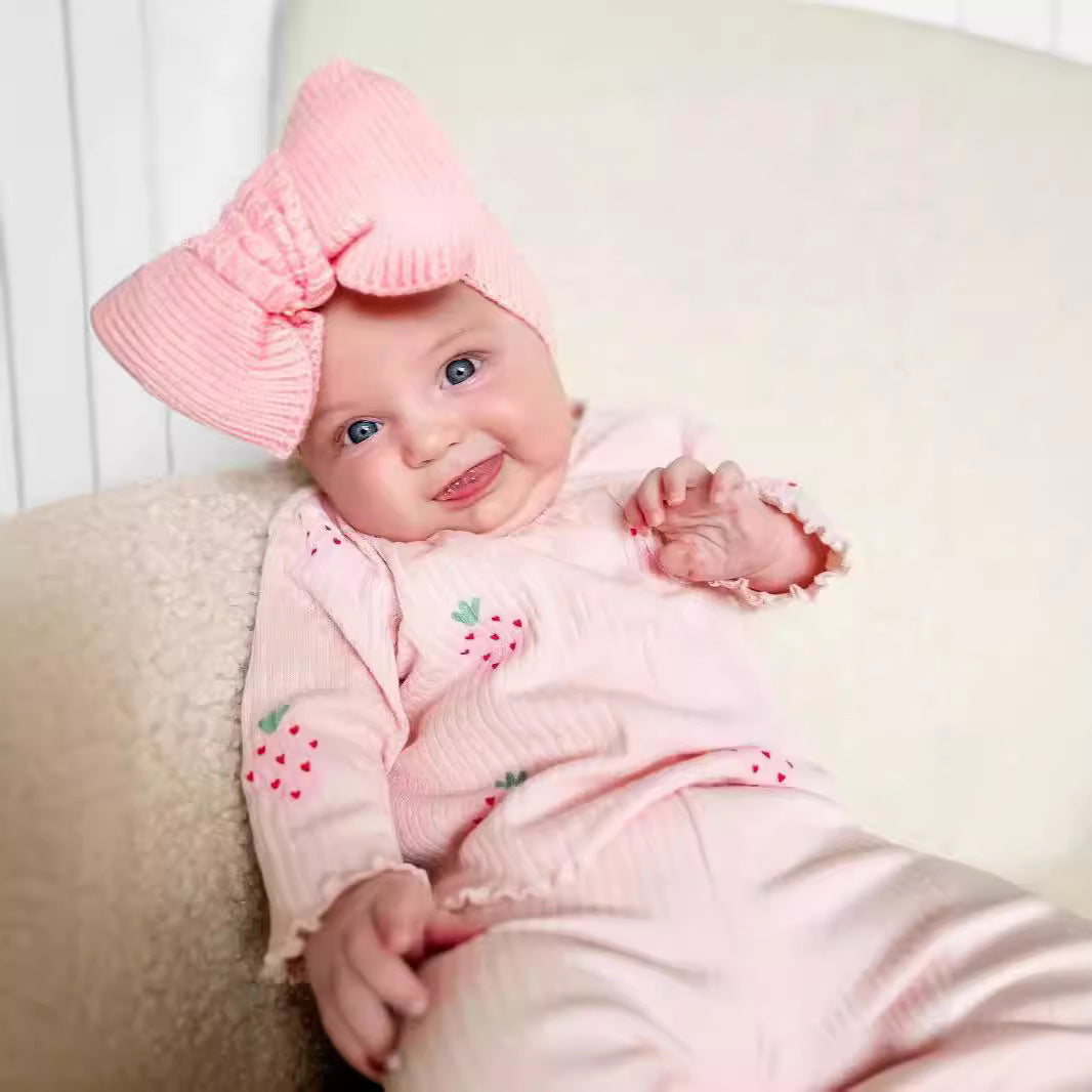 Infant Printing 3-piece Set Suit - QuickTrendz