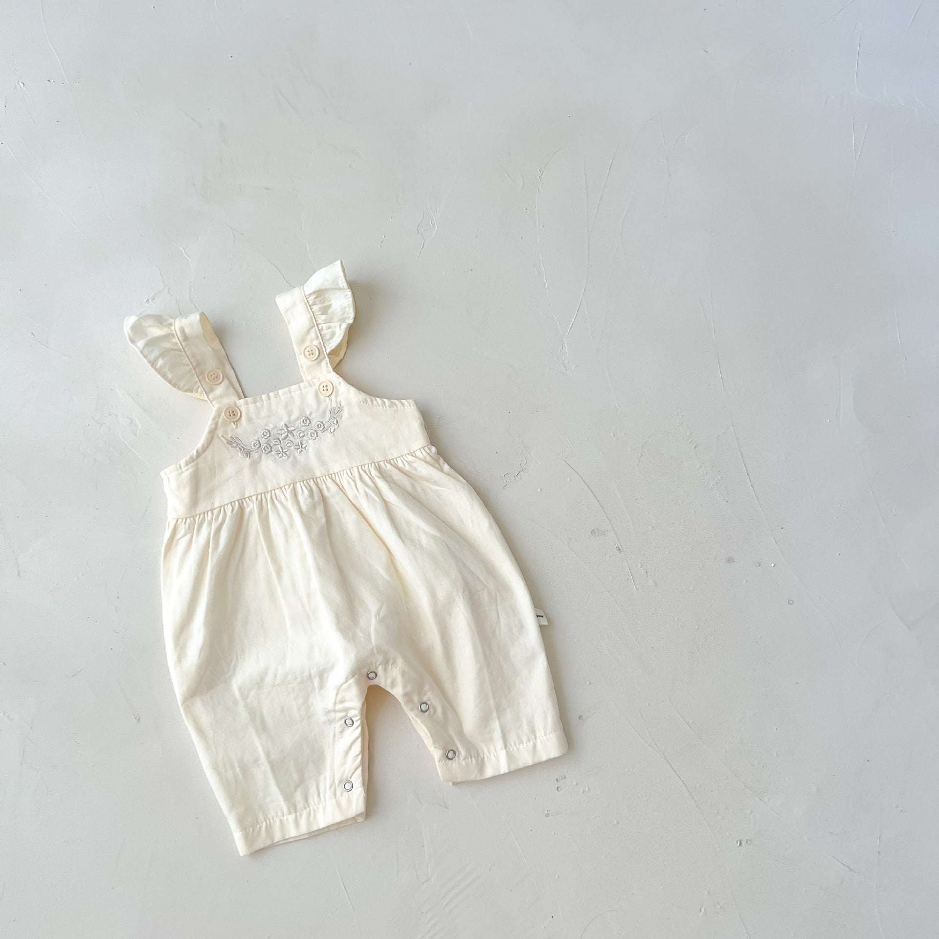 Baby Girl's Loose Adjustable Suspender Romper - QuickTrendz