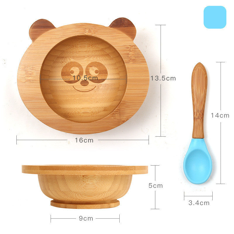 Baby dinner training plate children's cutlery set - QuickTrendz