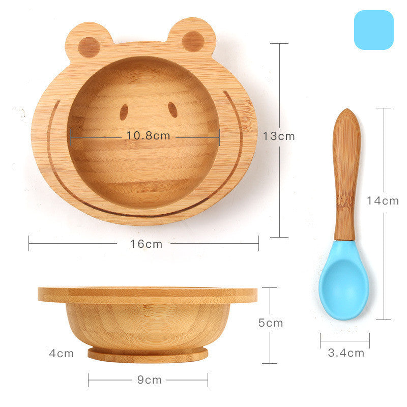 Baby dinner training plate children's cutlery set - QuickTrendz