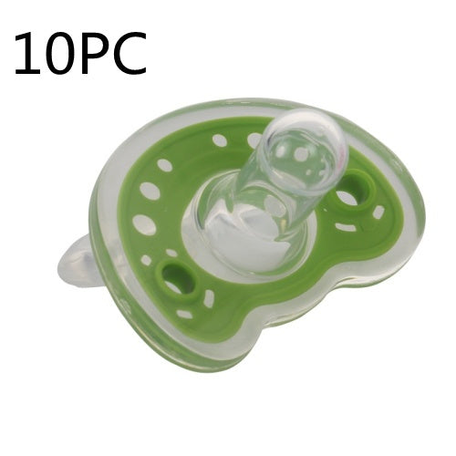 Baby Products Full Silica Gel Pacifier Two-color Liquid Silicone Sleep Comfort Baby Pacifier Baby - QuickTrendz