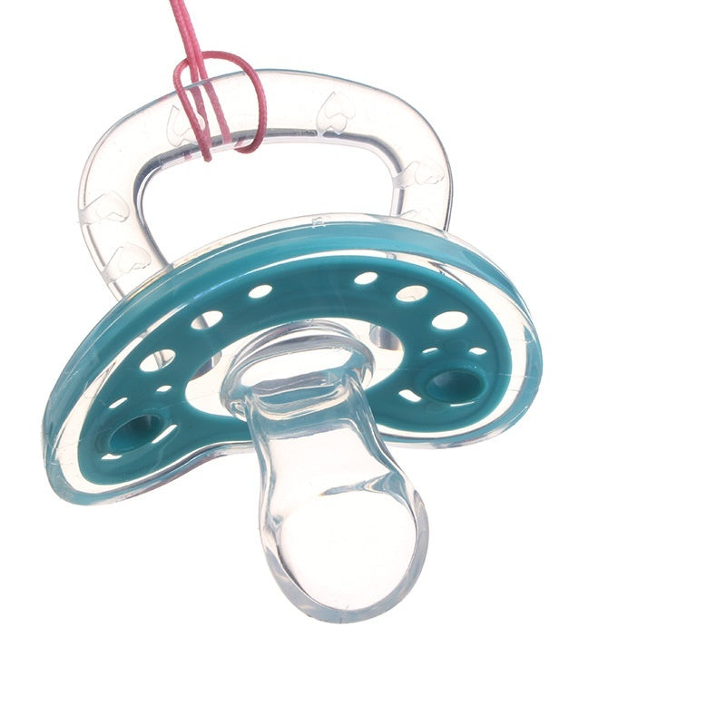 Baby Products Full Silica Gel Pacifier Two-color Liquid Silicone Sleep Comfort Baby Pacifier Baby - QuickTrendz
