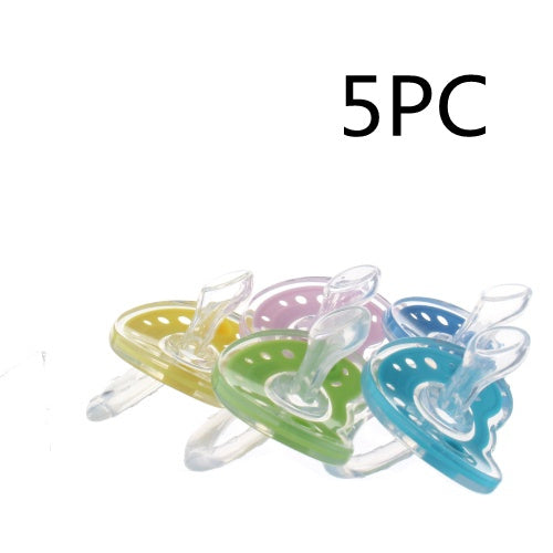 Baby Products Full Silica Gel Pacifier Two-color Liquid Silicone Sleep Comfort Baby Pacifier Baby - QuickTrendz