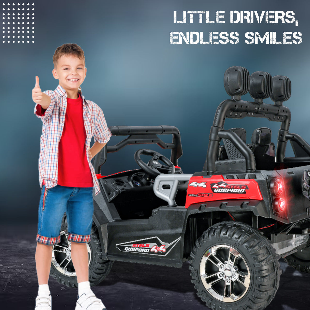 quicktrendz kids car  -Red