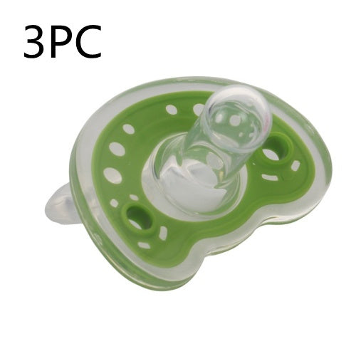 Baby Products Full Silica Gel Pacifier Two-color Liquid Silicone Sleep Comfort Baby Pacifier Baby - QuickTrendz