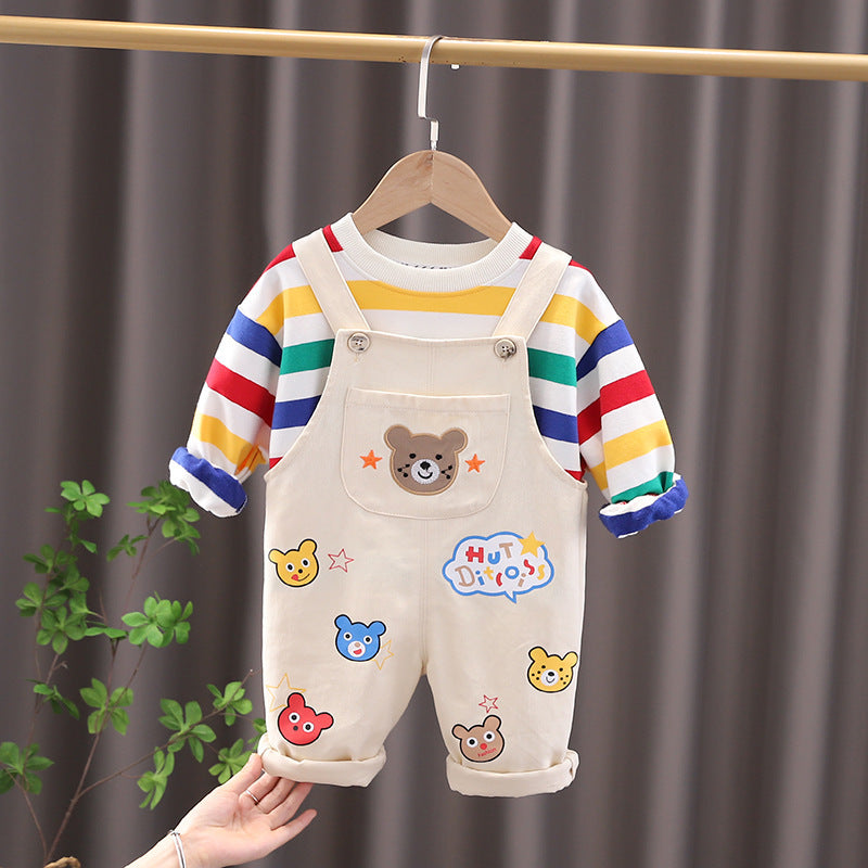 Boys' Top Overalls Suit - QuickTrendz