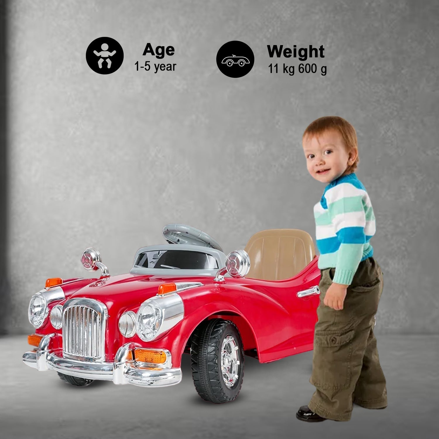 quicktrendz kids car - Red