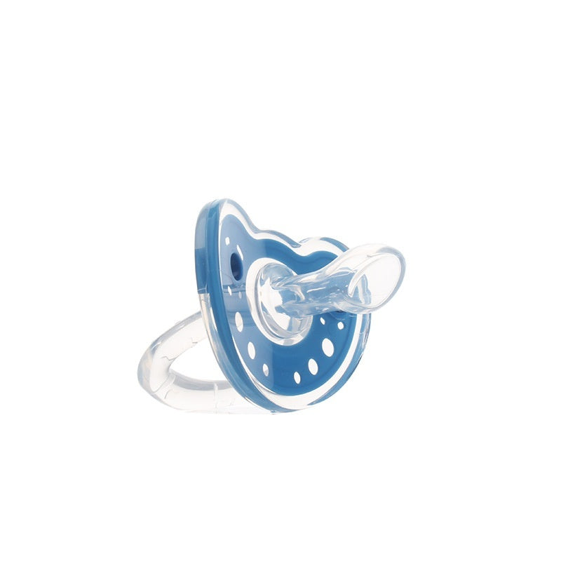 Baby Products Full Silica Gel Pacifier Two-color Liquid Silicone Sleep Comfort Baby Pacifier Baby - QuickTrendz