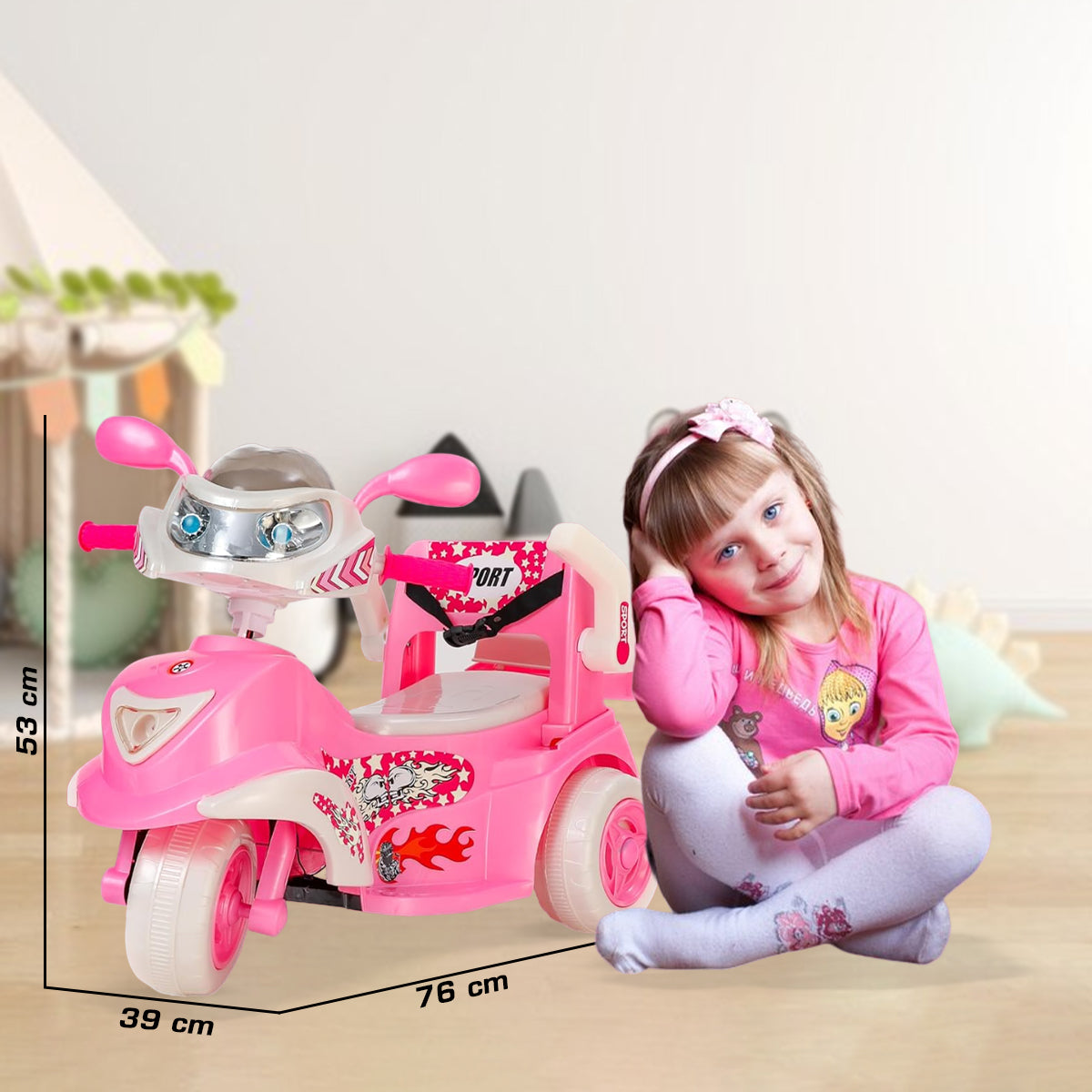 quicktrendz kids bike -Pink