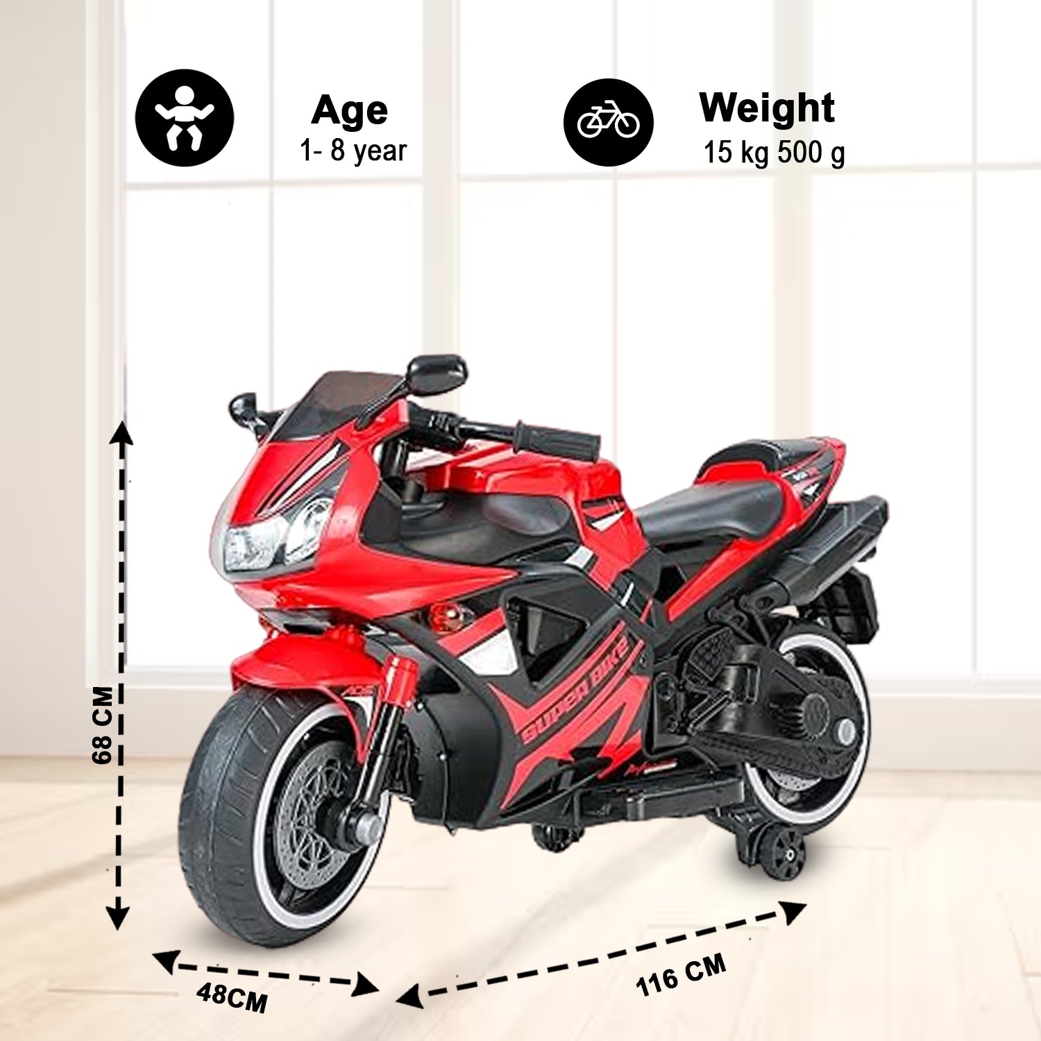 quicktrendz kids bike(Red)