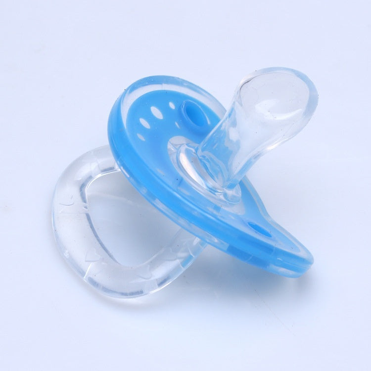 Baby Products Full Silica Gel Pacifier Two-color Liquid Silicone Sleep Comfort Baby Pacifier Baby - QuickTrendz