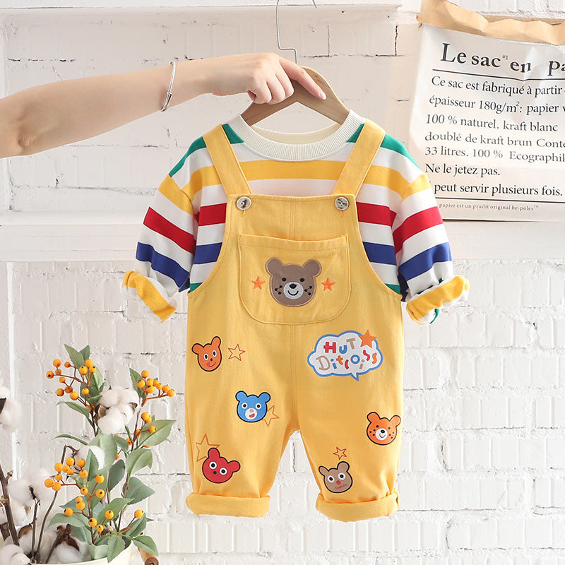 Boys' Top Overalls Suit - QuickTrendz