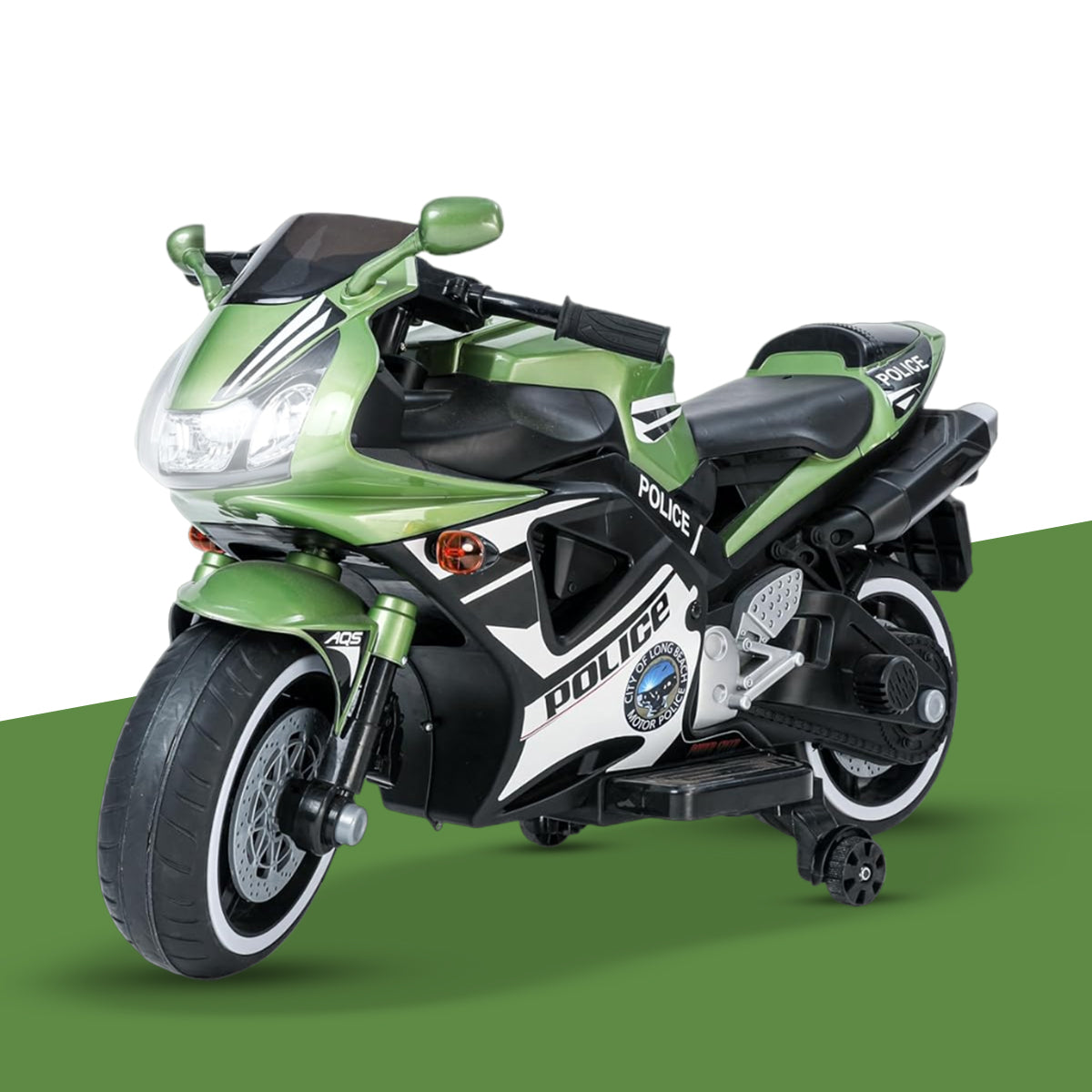 quicktrendz kids bike -Green Metallic