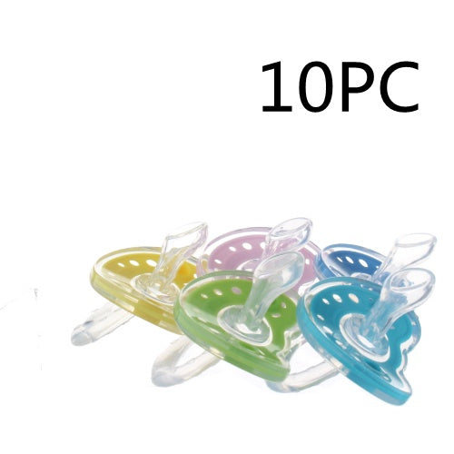 Baby Products Full Silica Gel Pacifier Two-color Liquid Silicone Sleep Comfort Baby Pacifier Baby - QuickTrendz