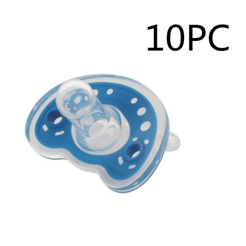 Baby Products Full Silica Gel Pacifier Two-color Liquid Silicone Sleep Comfort Baby Pacifier Baby - QuickTrendz
