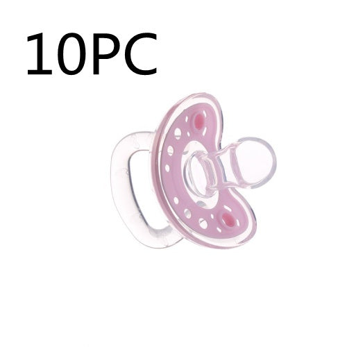 Baby Products Full Silica Gel Pacifier Two-color Liquid Silicone Sleep Comfort Baby Pacifier Baby - QuickTrendz