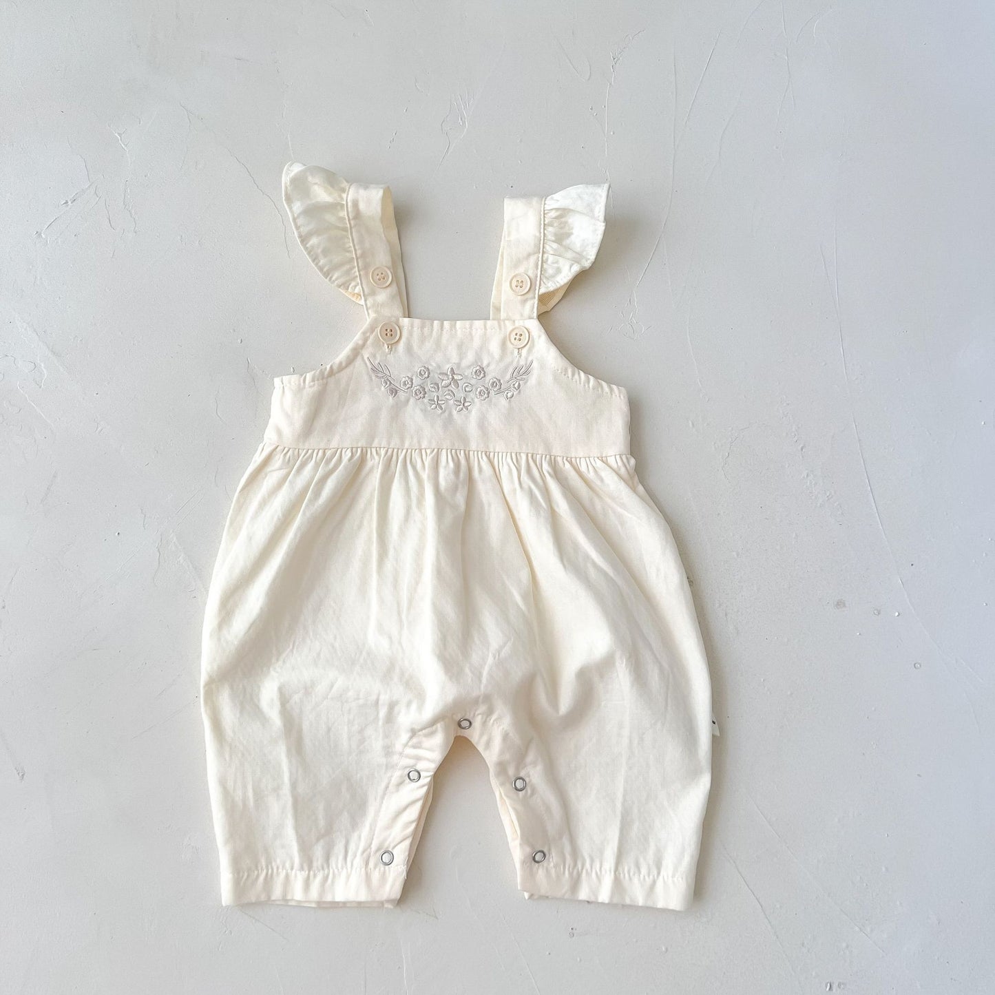 Baby Girl's Loose Adjustable Suspender Romper - QuickTrendz